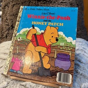 Vintage Golden book “Winnie the Pooh and the Honey Patch” Book‎